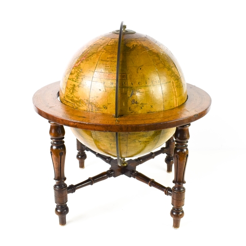 340 - A Bardin's New Terrestrial table top globe, in which the Principal Places of the Earth are accuratel... 