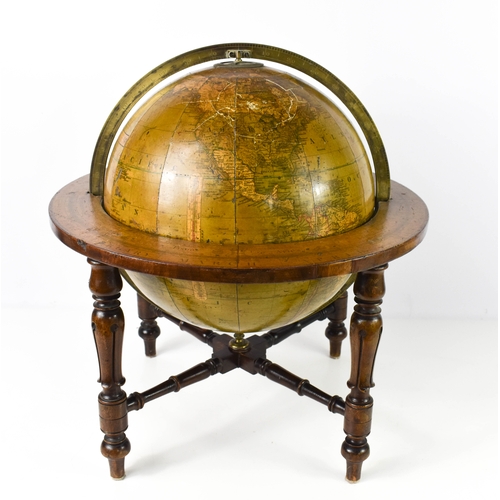 340 - A Bardin's New Terrestrial table top globe, in which the Principal Places of the Earth are accuratel... 