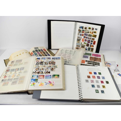 101 - A selection of stamp albums and loose stamps, to include Ace Herald Stamp Album, an album containing... 