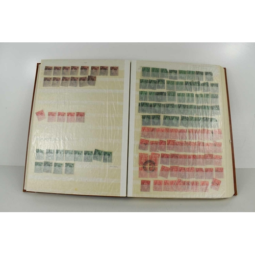 103 - A stamp album containing GB stamps, including sixty-four Penny Red's and other examples.