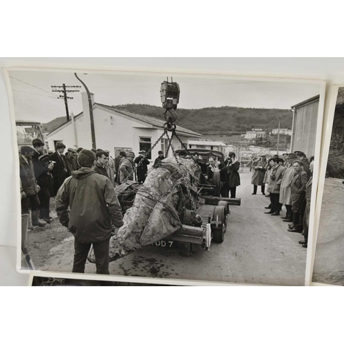 223 - A group of photographs of the recovery of John Parry-Thomas land speed record car 