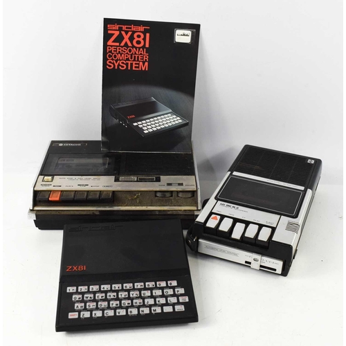 268 - A Sinclair ZX81, Personal Computer System with original pamphlet, together with an Ajax Sonic MK III... 