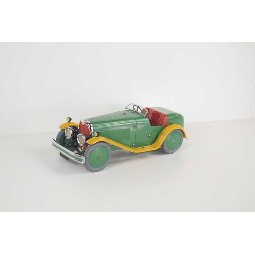 311 - A 1930s Meccano of Liverpool clockwork two seater sports car, 