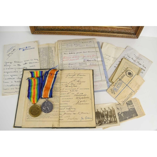37 - A group of Victorian military items pertaining to Trooper George Craven of the 18th Hussars, includi... 