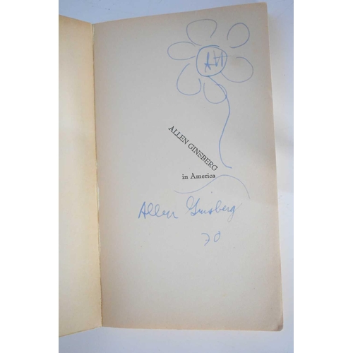 442 - Allen Ginberg in America, signed copy, by Jane Kramer, Vintage Books, New York.