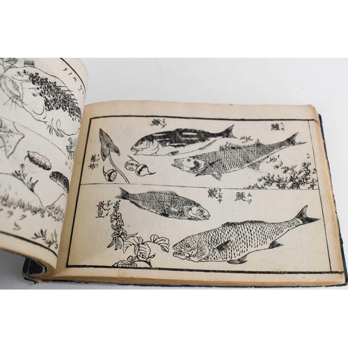 244 - A Chinese book, circa 1900, printed to depict various animals.