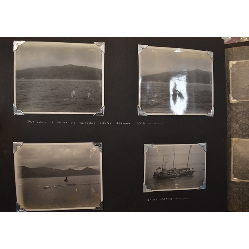 31 - A photograph album of naval photographs taken from the late 1930s and during the early stages of WWI... 