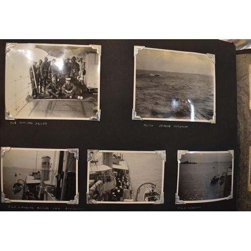 31 - A photograph album of naval photographs taken from the late 1930s and during the early stages of WWI... 