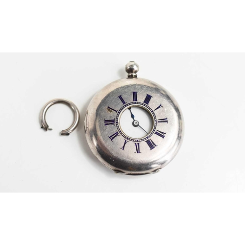 259 - A silver half hunter pocket watch, with Jubilee inscription verso ' In Rememberance if The Jubilee 1... 