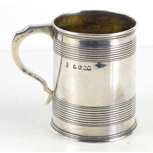 313 - A silver Christening tankard, engraved Ceril Arrher, London 1863, 6.06toz.