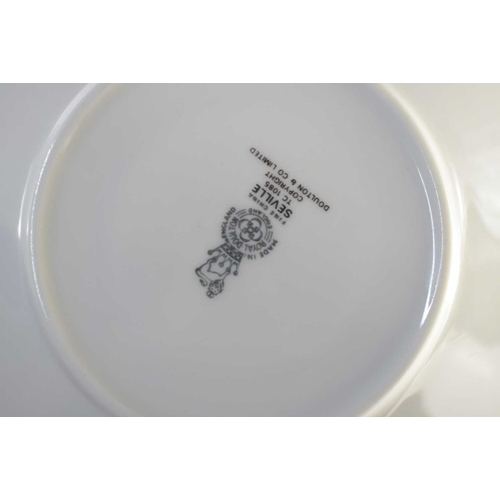 206 - A Royal Doulton part dinner service in the Seville pattern.