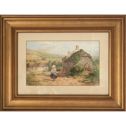 46 - John Henry Mole R.I. (British, 1814-1886): a pair of framed 19th Century allegorical watercolours wi... 