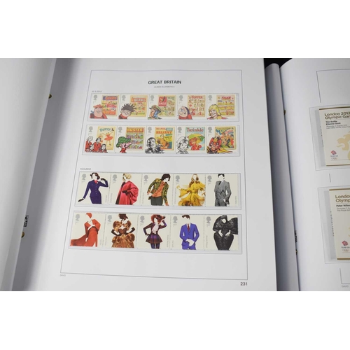 140 - Six Stanley Gibbons albums of Queen Elizabeth II stamps with commemorative and other contents, the s... 