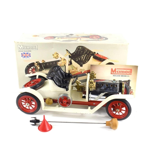 15 - A Mamod live steam Roadster car in the original box with instructions.