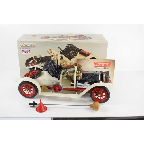 15 - A Mamod live steam Roadster car in the original box with instructions.