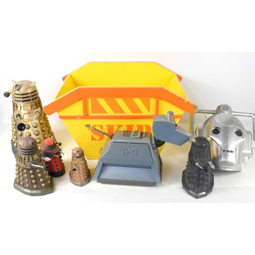 23 - A group of collectable Doctor Who toys to include a Cyberman mask, battery operated K9 and various D... 