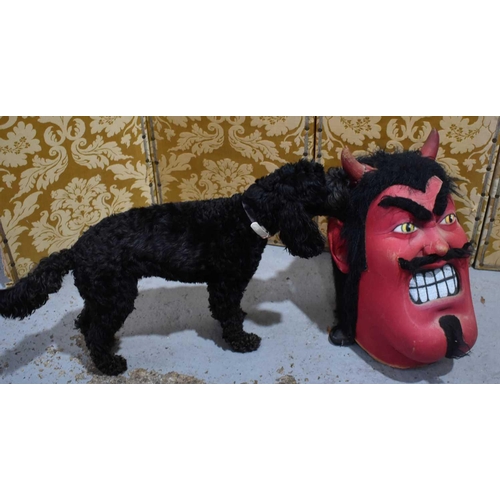 48 - A large carnival mask in the form of the devil or possibly Noh, 55cm high