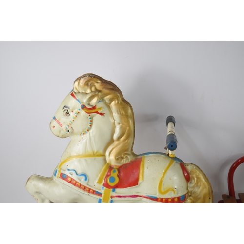 32a - A vintage MOBO Rocking Horse Cart.