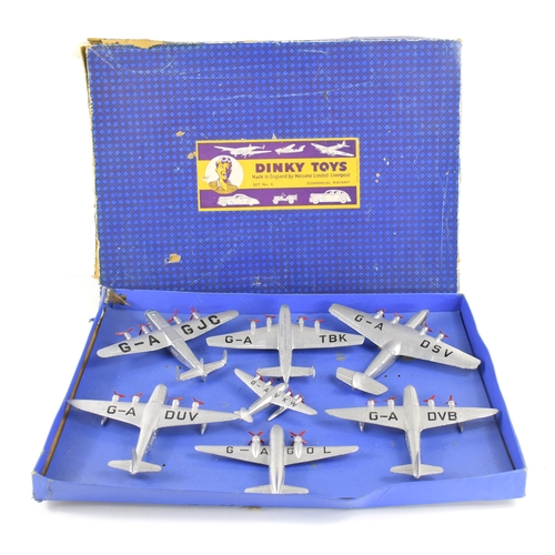 14 - A boxed Dinky toys Commercial aircraft set No 4