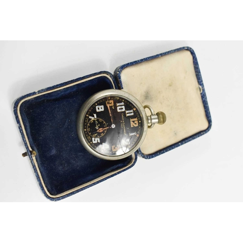 263 - A Carley & Clemence Ltd A3823 military pocket watch, stamped to the back G.S. M.K A3823.