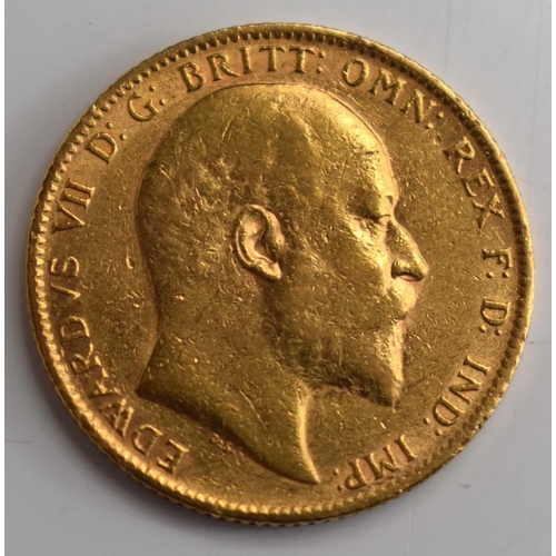 334 - A Edward VII full gold sovereign, dated 1903.