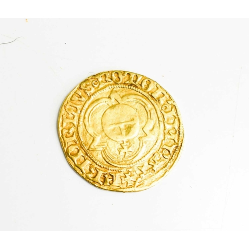 342 - A late 15th century gold Ducat from Norglingen, Germany, circa 1492, dating from the reign of Friedr... 