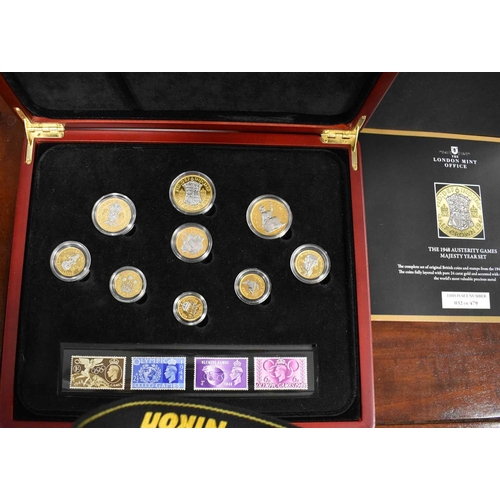 118 - A London Mint Office 1948 Austerity Games Majesty Set, a complete set of original British coins and ... 