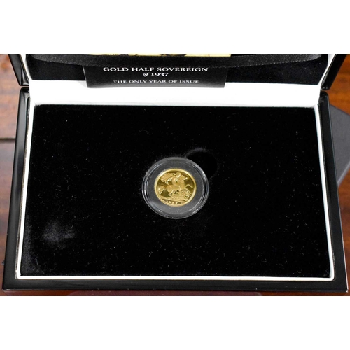 141 - The King George VI Proof Quality Gold Half Sovereign of 1937 proof, The Only Year of Issue, with cer... 