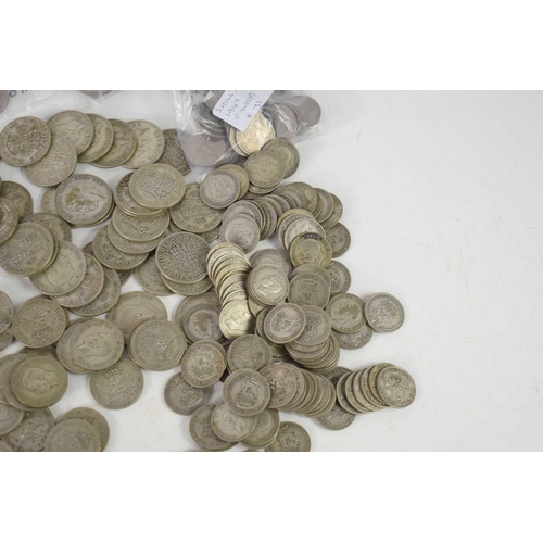 146 - A large quantity of mostly 20th century coins including a substantial number of post 1920, pre 1947 ... 