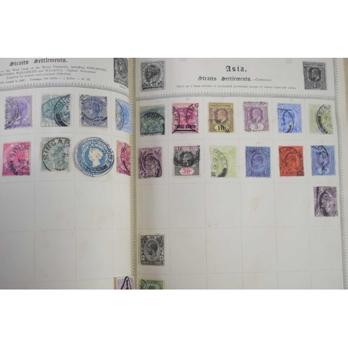 159 - Three stamp albums of British and worldwide stamps to include Victorian stamps of the British Empire... 