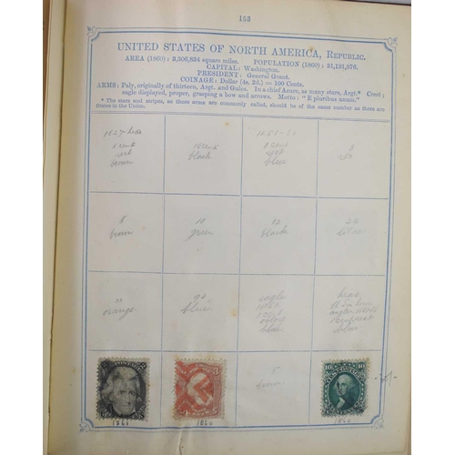 159 - Three stamp albums of British and worldwide stamps to include Victorian stamps of the British Empire... 