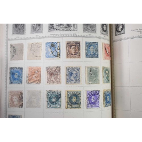 159 - Three stamp albums of British and worldwide stamps to include Victorian stamps of the British Empire... 