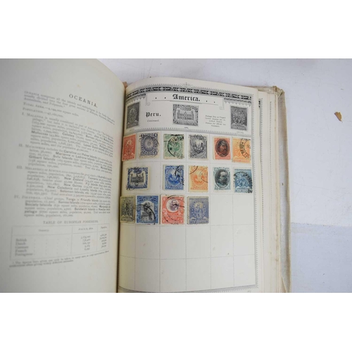 159 - Three stamp albums of British and worldwide stamps to include Victorian stamps of the British Empire... 