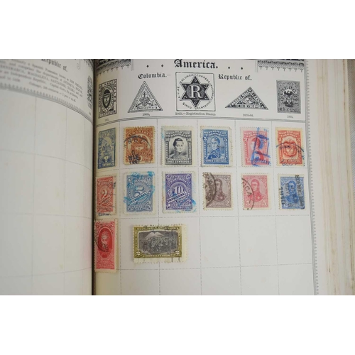 159 - Three stamp albums of British and worldwide stamps to include Victorian stamps of the British Empire... 