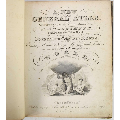 365 - A 19th century New General Atlas, Constructed from the Latest Authorities, by Arrowsmith, Hydrograhe... 