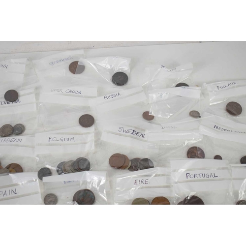 90 - A group of World coins and notes, including approximately 1toz of 19th and early 20th century silver... 