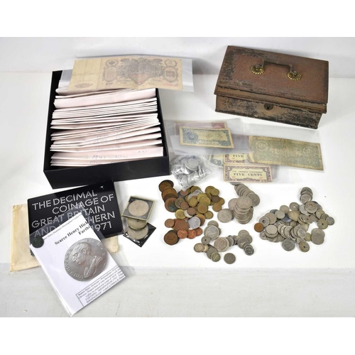 62 - A collection of GB and World Coinage including a 1792 Henry Hickman's Birmingham promissory farthing... 