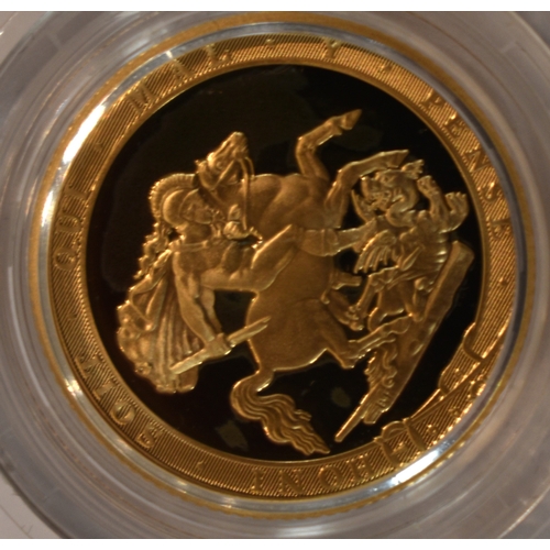 2 - An Elizabeth II Royal Mint 2017 gold proof full sovereign with fitted case and certificate of authen... 