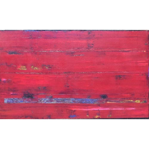 10 - Paul Battams (Australian-British, b. 1953): Kakadu Red, oil on canvas, signed verso, 120 by 201cm.