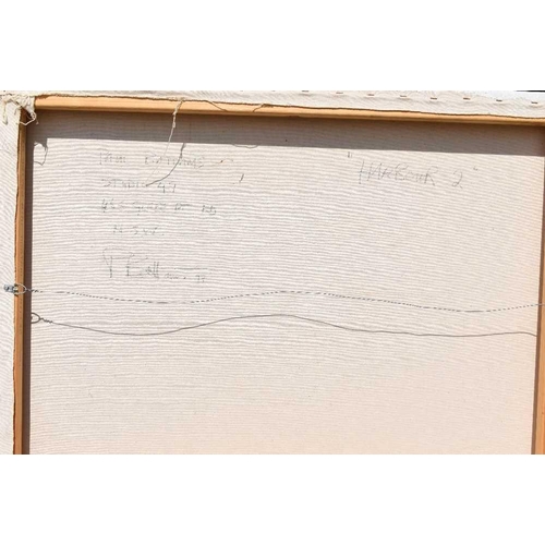 11 - Paul Battams (Australian-British, b. 1953): Harbour 2, oil on canvas, signed verso, 124 by 172cm.