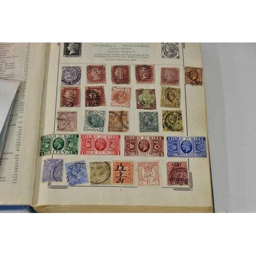 253 - A collection of Victorian and later stamps to include Penny Reds together with a group of cigarette ... 