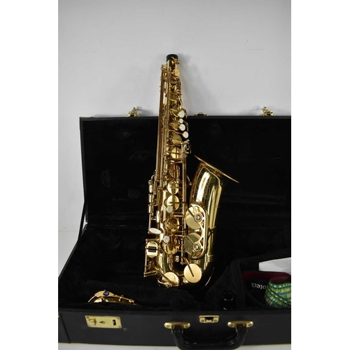 401 - A Trevor J James and Co, The Horn, Revolution saxophone, cased.