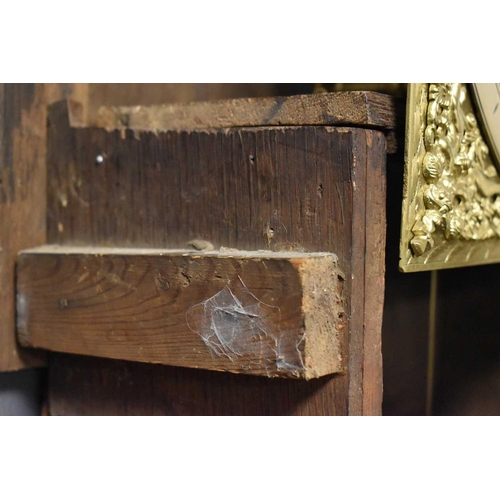 445 - A fine and rare 18th century longcase clock by John Seymour, the brass clock face having a silvered ... 