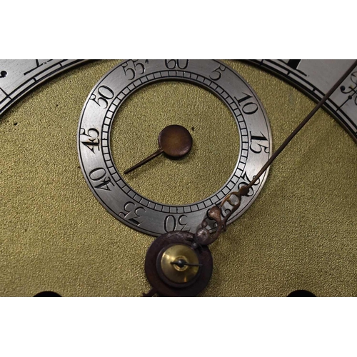 445 - A fine and rare 18th century longcase clock by John Seymour, the brass clock face having a silvered ... 