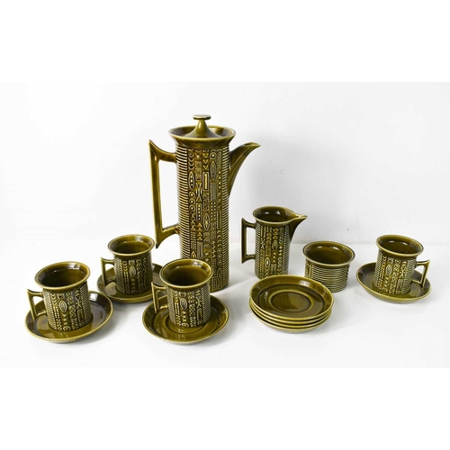 69 - A Portmeirion coffee service in the Cypher pattern by Susan Williams Ellis.