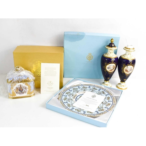 148 - Two limited edition Fine Bone China commemorative wares; a 50th anniversary launch of The Royal Yach... 