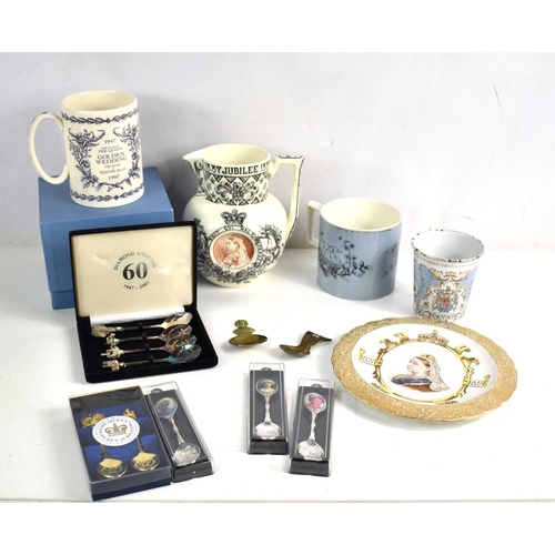 171 - A selection of Royal Memorabilia to include a Powel, Bishop & Stonier Oriental Ivory commemorative J... 