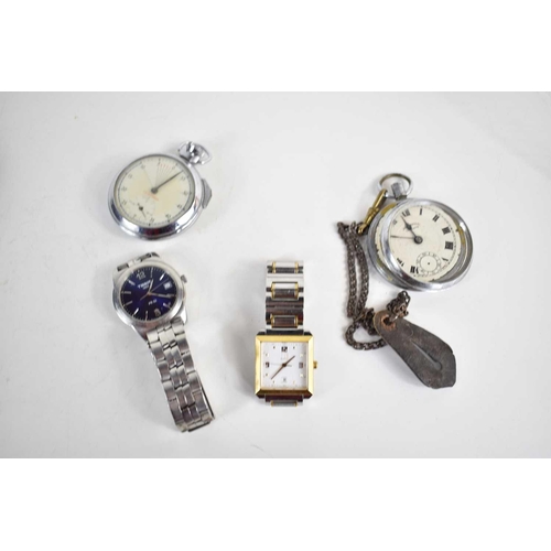 137 - A Tissot 1853 gentlemans wristwatch together with a Dunhill quartz wristwatch with stainless steel s... 