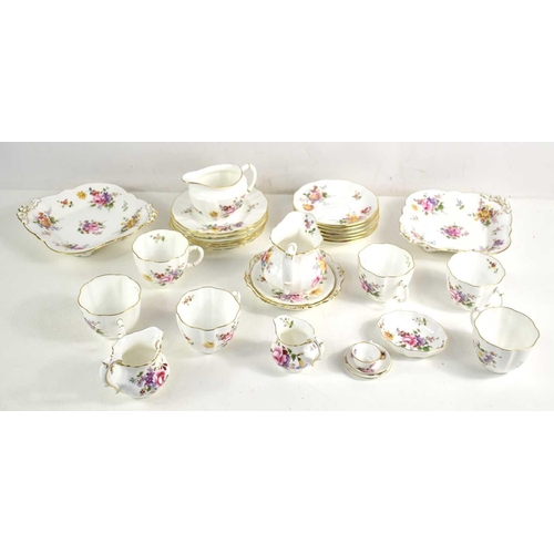 203 - A selection of Royal Crown Derby Posies pattern porcelain teaware, to include six cups and saucers, ... 