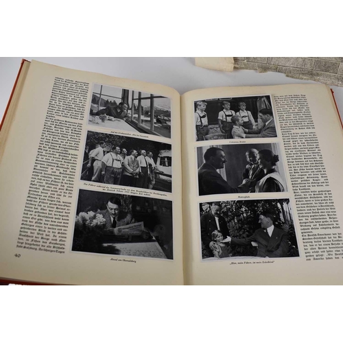 366 - Adolf Hitler: Bilder aus dem Leben des Fuhrers, printed album with inserted photographs, 1935, toget... 